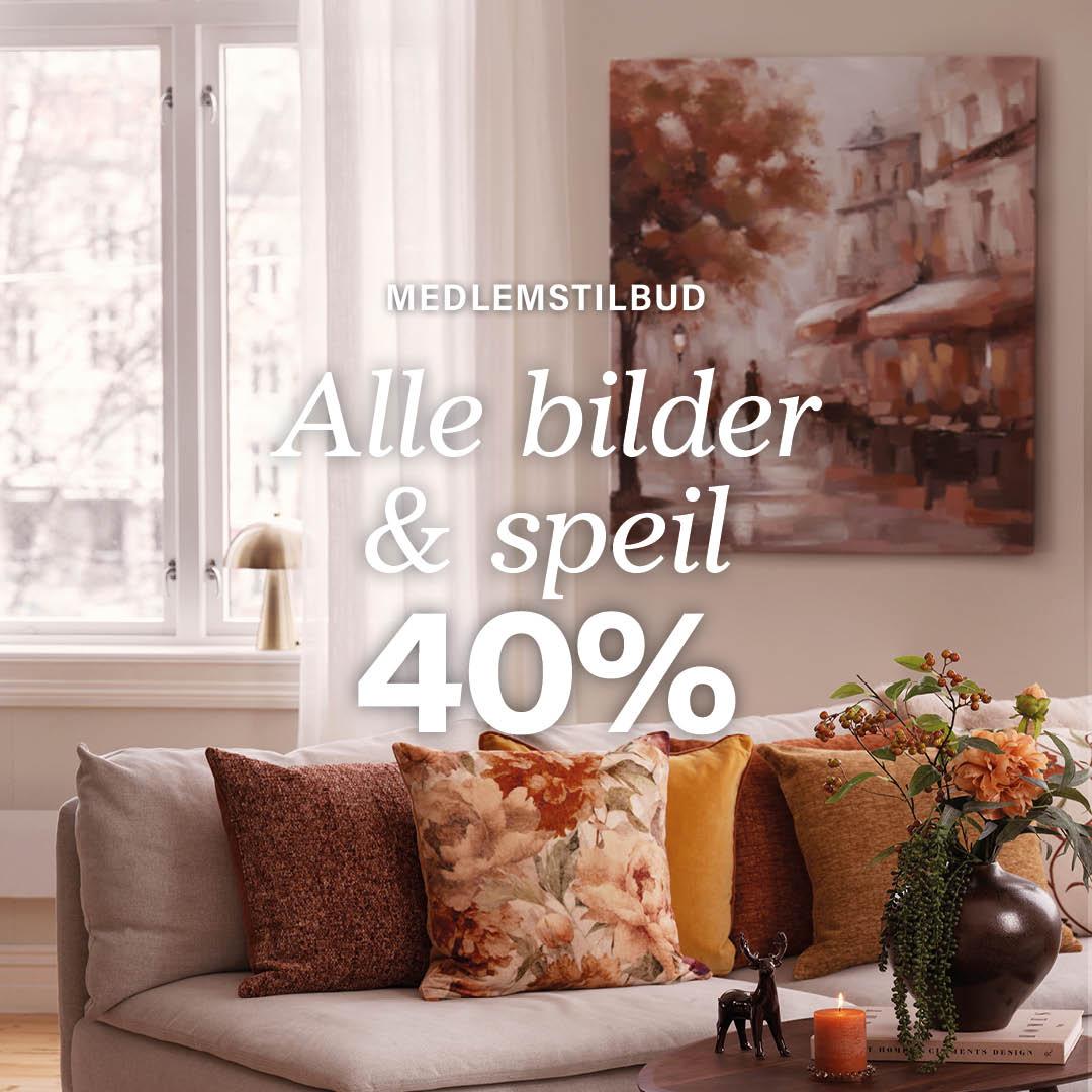 Bilder og speil tilbud banner