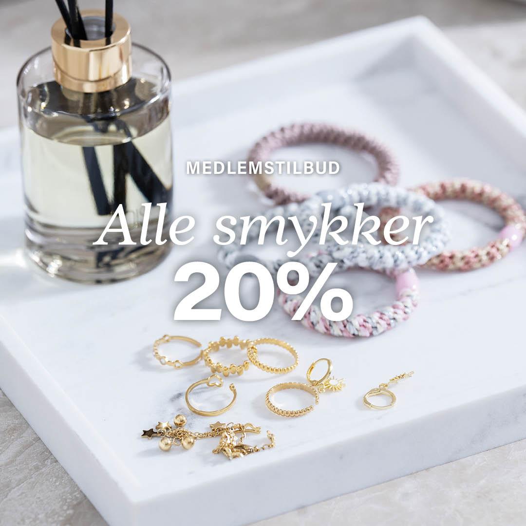Smykker og hårstrikker black week tilbud