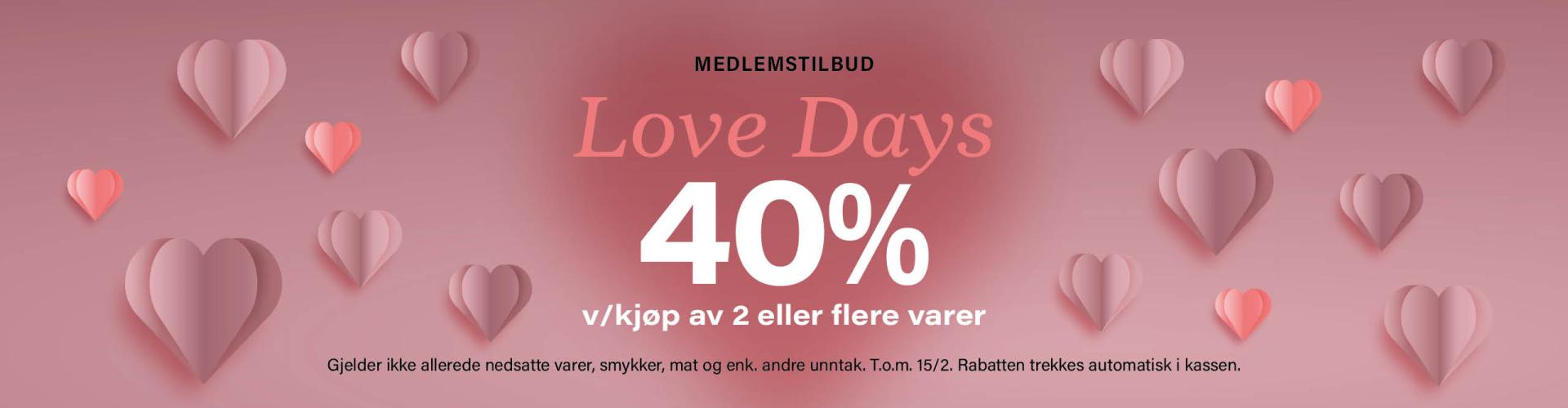 Love days desktop banner