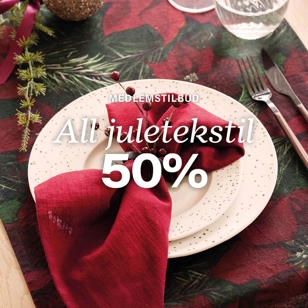 Juletekstil tilbud