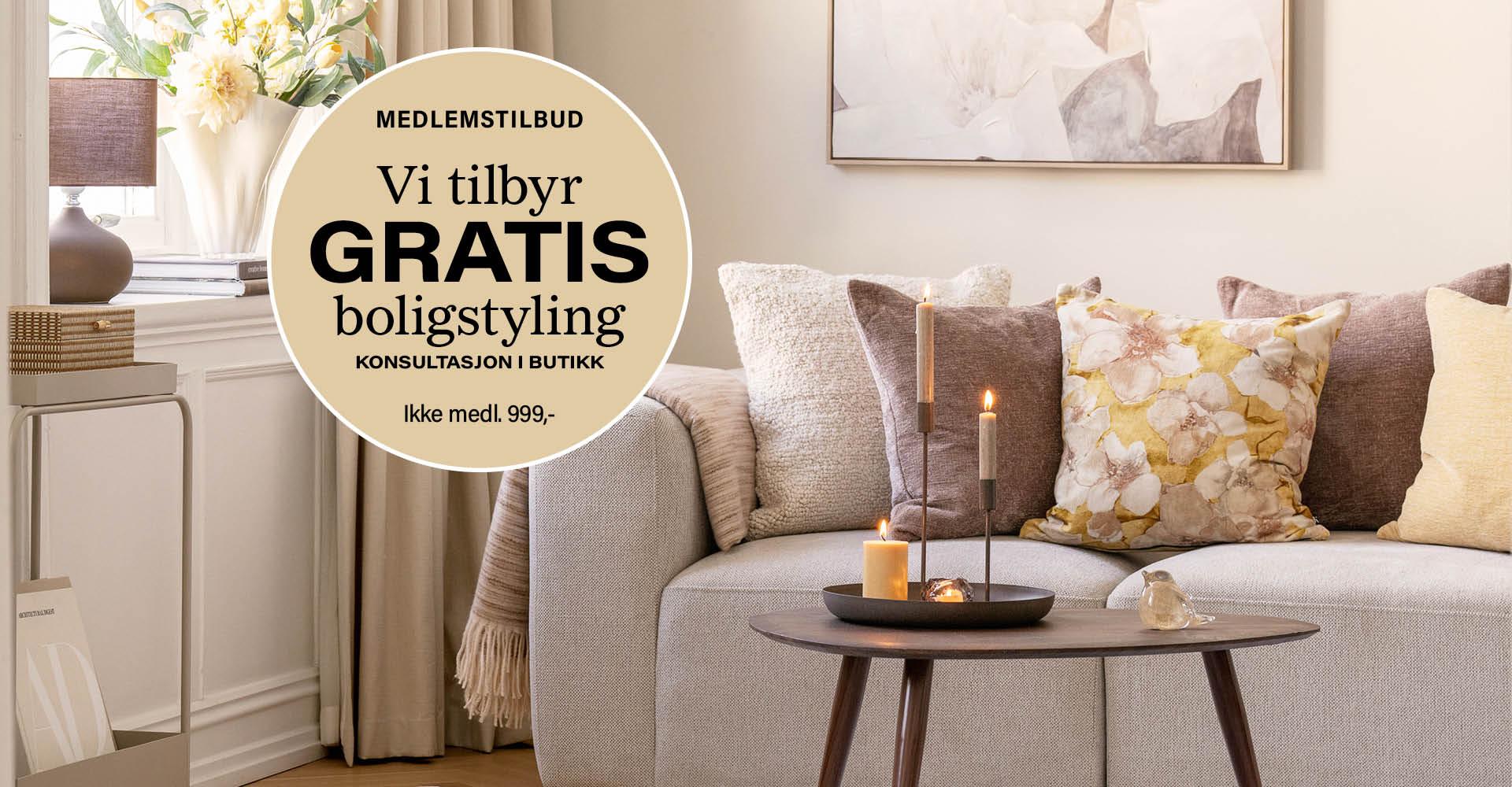 Boligstyling til hjemmet ditt