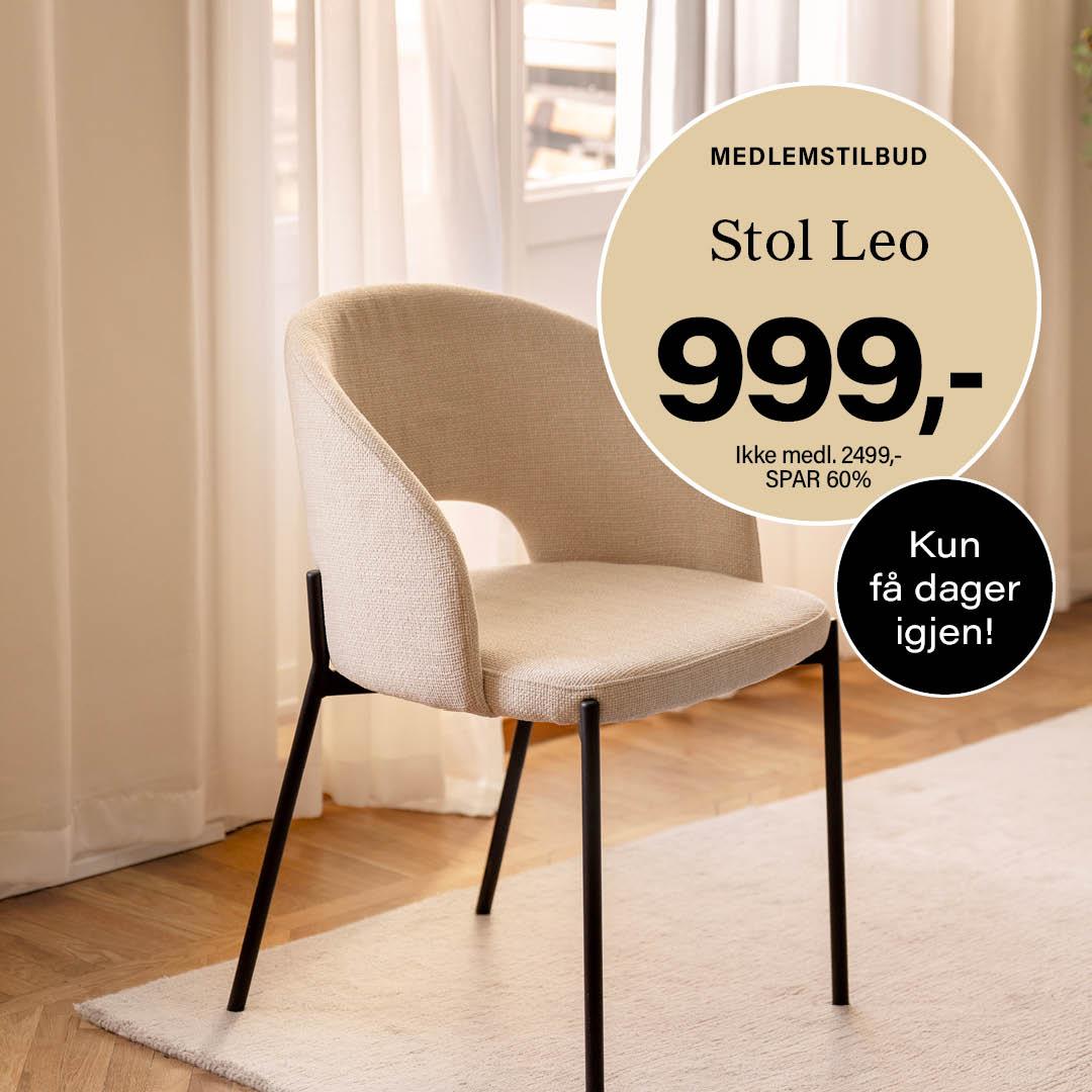 Stol Leo tilbud