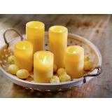 Duftlys mandarin og koriander på lysfat