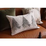 Putetrekk gullskog i sofa med matchende puter