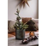 Juletre 46 cm i lysholder skog