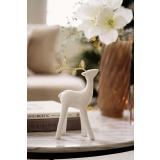 Hjort Hvit på sofabord med vase