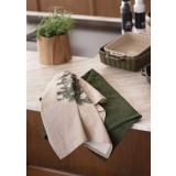 Kjøkkenhåndkle 2pk Nostalgisk tre på kjøkkenbenk