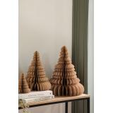 Papirtre beige i tre størrelser på hylle