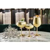 Sontell gold drinkglass med isbiter