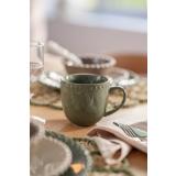 Ebba kopp på dekt frokostbord