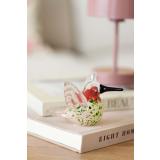 Dekorfigur fugl kolibri på dekorbøker