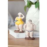 Dekorfigur Kari og Ola på sofabord