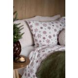 Sengesett Flanell Stars med teddy puter og pledd