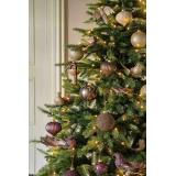 Julekule Dråpe burgunder i juletre med matchende julekuler