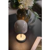 Bordlampe Napoli oppladbar beige på sofabord