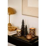 Lysfat rille med dekortre cole, lysholder pavia og duftlys gresskar