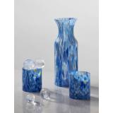 Swirl-serien i blått glass