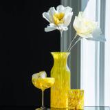 Gult glass i swirl serien