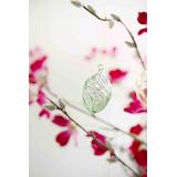 Glassegg tvist grønn hengt i blomstergren