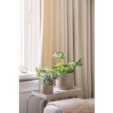 Potte Arya i to størrelser med planter på sidebord