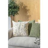 Putetrekk Daisy broderi og cille grønn i sofa 