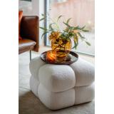 Vase Gina på lysfat med dekor på puff Cloud