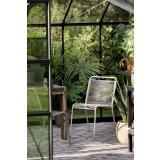 Utestol Line beige stående i drivhus