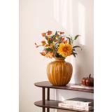 Stilkblomst Dahlia i oppsats i vase