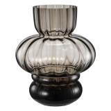 Brun glassvase