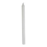 kronelys 27cm hvit
