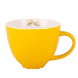 krus påske med gul utside og hvit innside