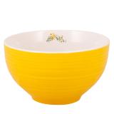 påskeskål milla med gul utside og hvit innside