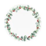 papptallerken eucalyptusgren med flagg