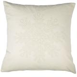 Putetrekk snøfnugg offwhite