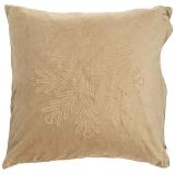 Putetrekk snøfnugg beige