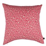 Rosa putetrekk med blomster