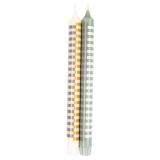Kronelys 100% stearin, 2 pk Stripe
