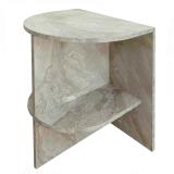 Sidebord Marvel beige marmor finish