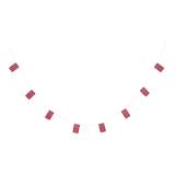 Flaggrekke 17. Mai 8 små flagg i pakke