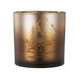 Lyslykt vinterfjell 15cm