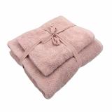 Håndklesett 2 pk rosa
