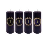 Adventslys 4 pk lilla