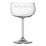Lykketegning - Pust Livet er nå, Champagneglass 35 cl