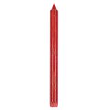 Kronelys 100% stearin 27,5 cm rød