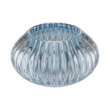 Telysholder rille lys blå