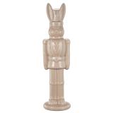 Dekorfigur Harepus 30 cm beige