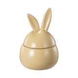 Påskeskål med lokk liten gul