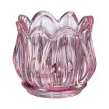 Telysholder Flora 5,5 cm Rosa