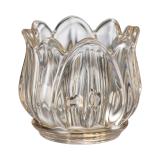 Telysholder Flora 5,5 cm klar