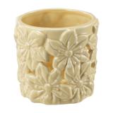 Telysholder Gul blomst 8,6 cm